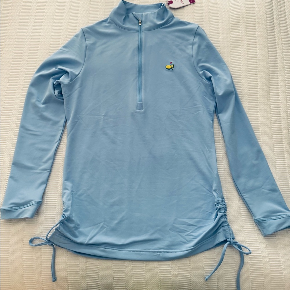 Light Blue Quarter-Zip Pullover - image 1